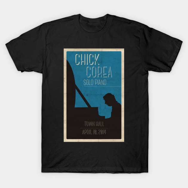 Chick Corea Poster T-Shirt by Keithhenrybrown